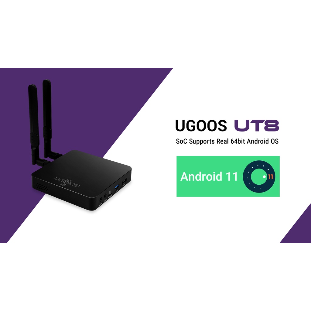 Android TV Box Ugoos UT8 - Ram 8GB, Android 11