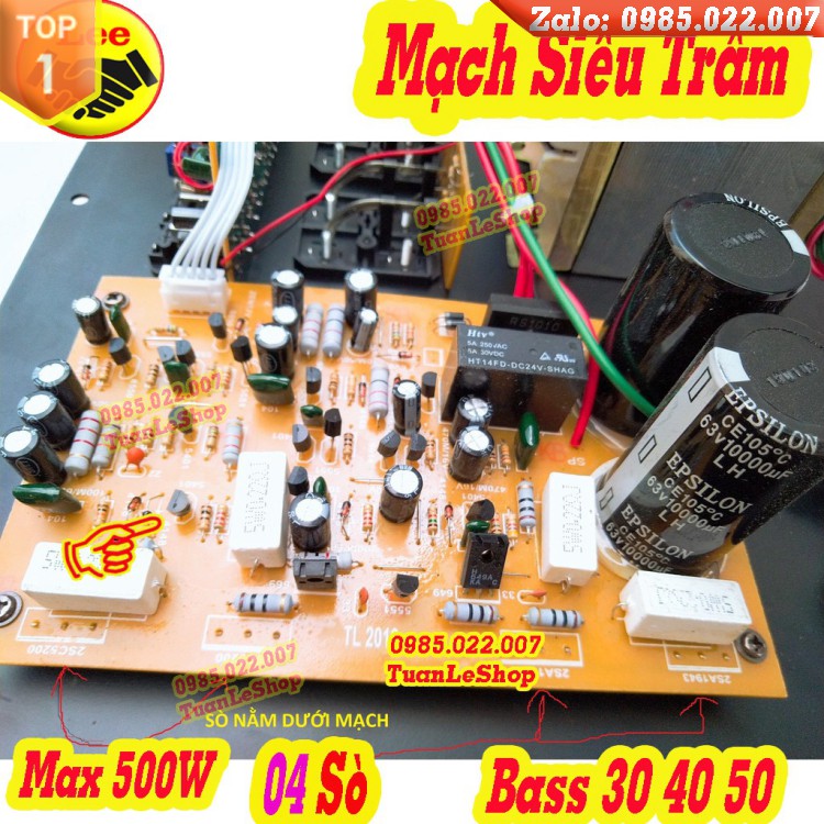 1 MẠCH SIÊU TRẦM 4 SÒ MARTIN KÉO SUB 30 40 50