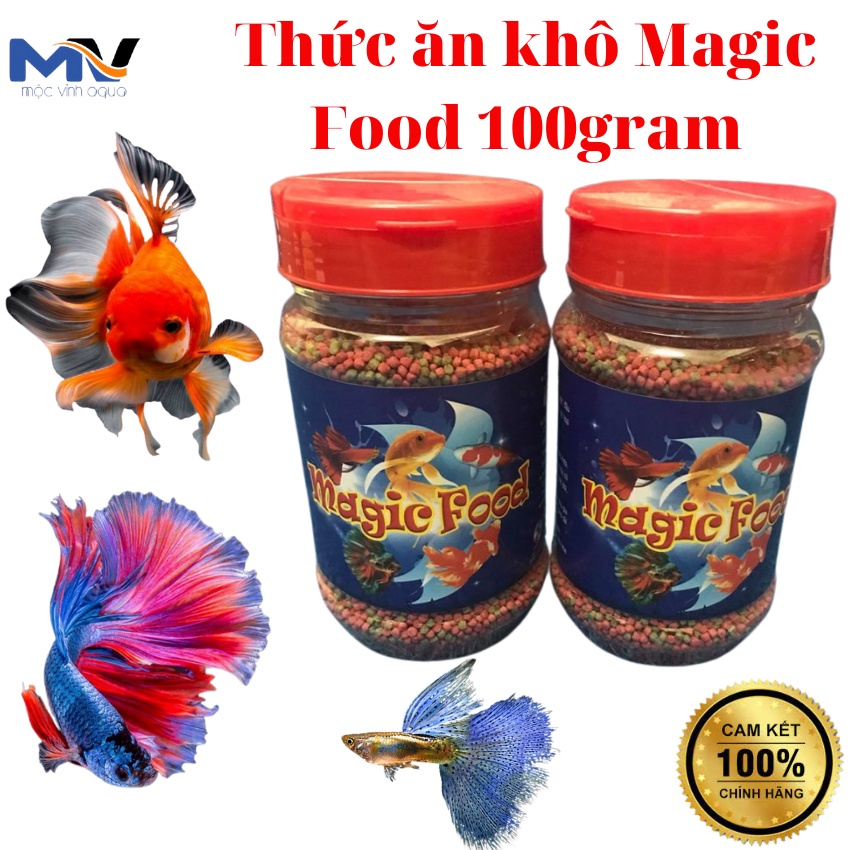 Thức ăn khô Magic Food dành cho cá cảnh hộp 100gram