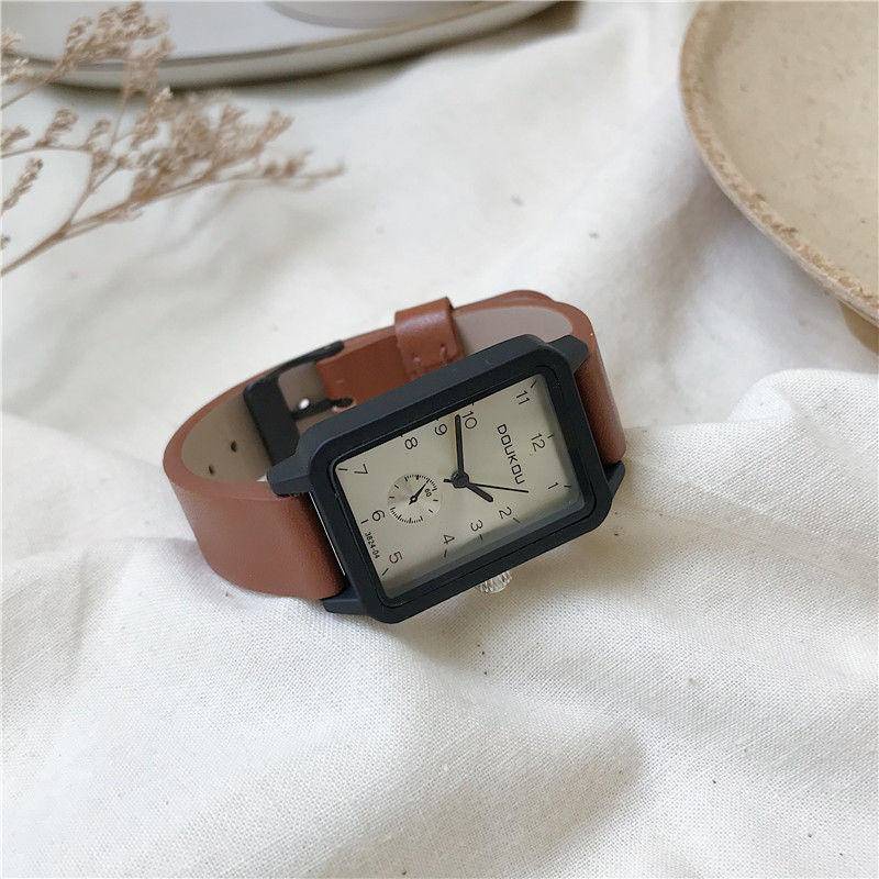 Winner's Đồng Hồ Đeo Tay Mặt Vuông Đơn Giản Cao Cấp Dễ Phối Đồ Chống Nước Thời Trang retro Cao Cấp Dành Cho Nữ
