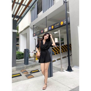 Jum freesize đen thun eo
