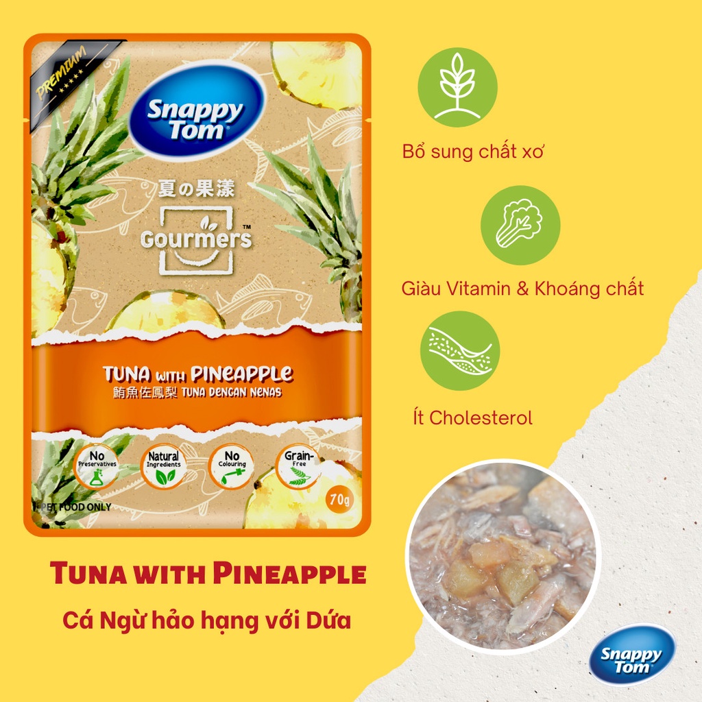 Pate Gói Snappy Tom cho mèo - nhập khẩu Thailand