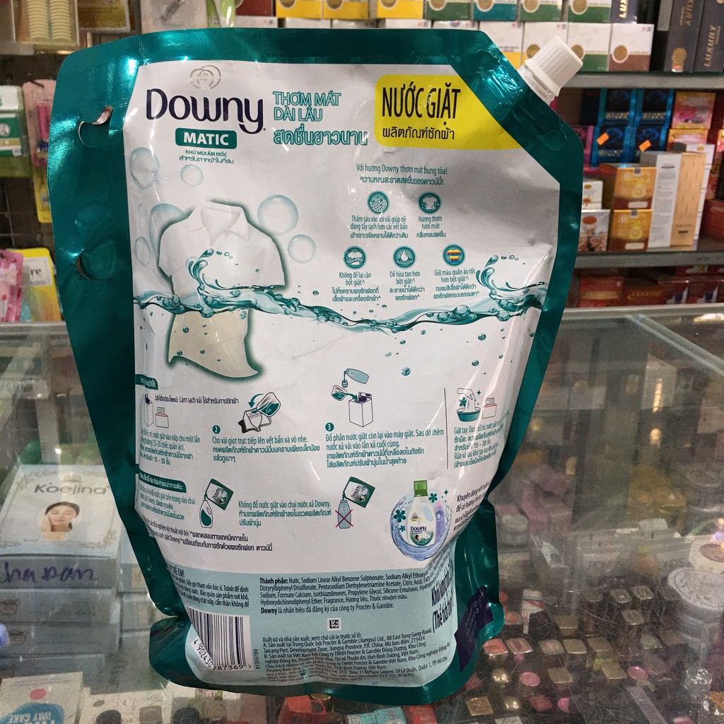 Nước Giặt Downy Khử Mùi Ẩm Mốc Túi 2.15kg (2 lít)
