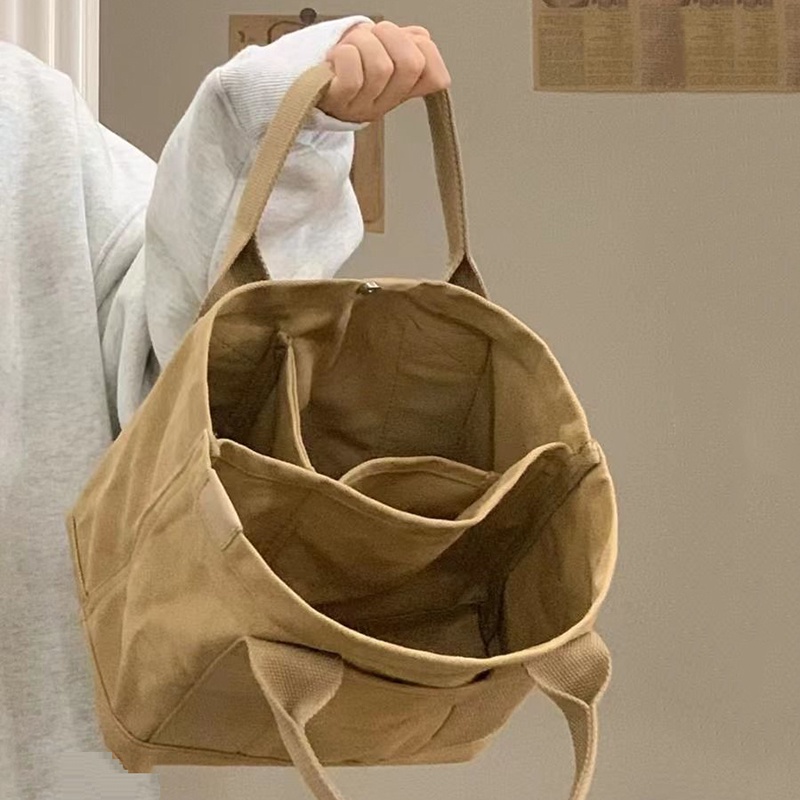 Ielgy Túi Tote Vải Canvas Siêu Cháy Cho Nữ