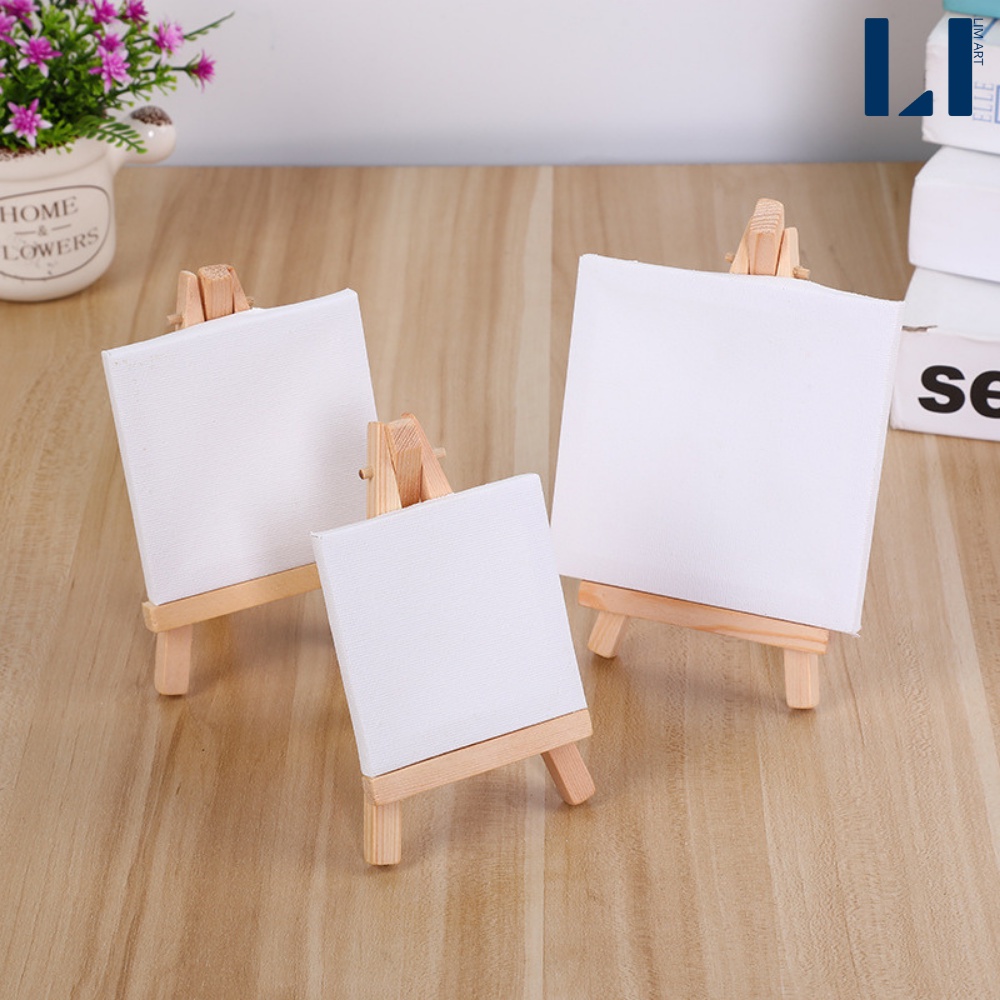 Toan vẽ canvas mini kèm giá vẽ. Canvas mini kèm giá đỡ LIM Art