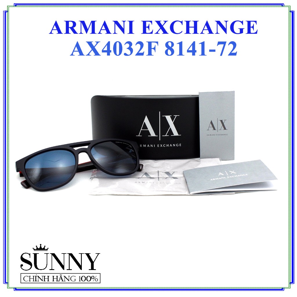 Kính mát Armani Exchange AX4032F chính hãng Italy, bảo hành toàn quốc