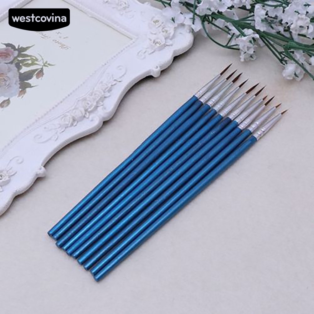 Set 10 cọ vẽ màu nước nghệ thuật
