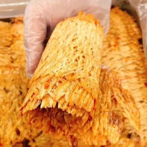 Mực cán tẩm vị nguyên con chính gốc loại 1, vị vừa ăn thơm ngon, Túi zíp 500g - Hải sản khô 69.