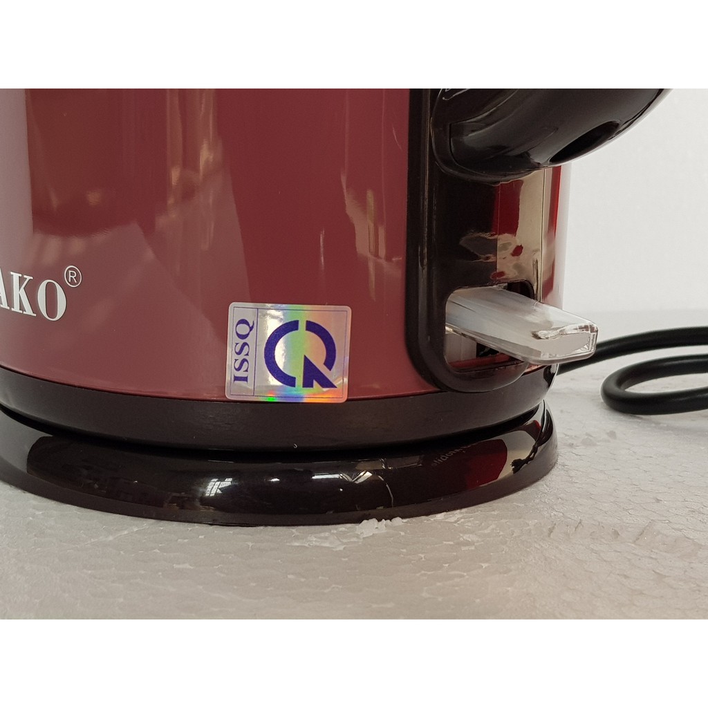 Ấm đun siêu tốc 2 lớp Inox 304 Osako OSA-200 2 lit cách điện, cách nhiệt, siêu bền