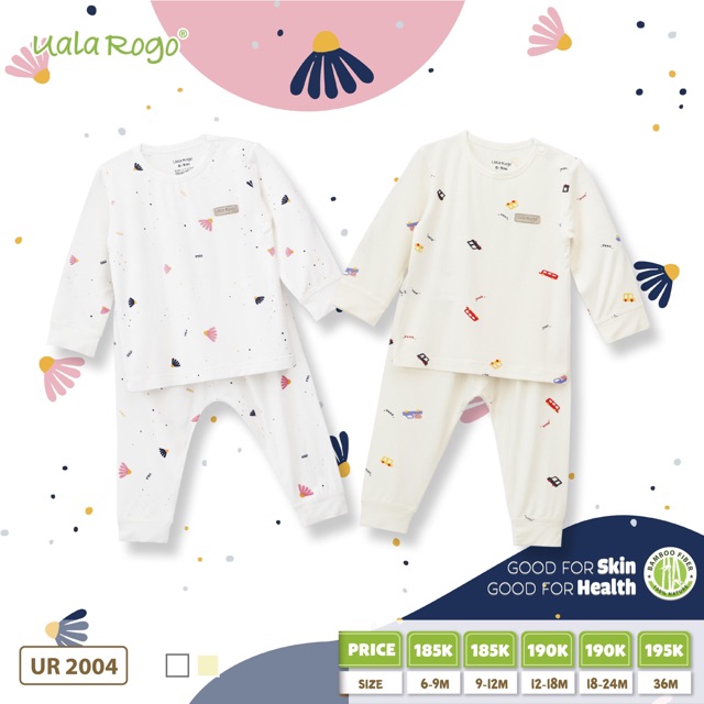 [UALAROGO] BỘ DÀI TAY UALA CHẤT BAMBOO