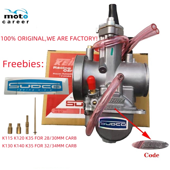 Bộ Chế Hòa Khí KEIHIN PWK 28 Nova LS chuyên dụng cho xe máy Racing SUDCO 24/26/28/30/32/34mm P quà tặng thêm vòi vòi phun bình xăng Tốc Độ Cao Gắn Cho Xe Máy Có Khả Năng Tự Châm Dầu TừHONDA OKO KOSO MIKUNI KEIHIN cao cấp tiện dụng dễ sử dụng Care
