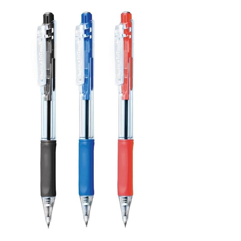 Bút bi Tri Touch Ball Pen 0.7mm Double A  màu xanh