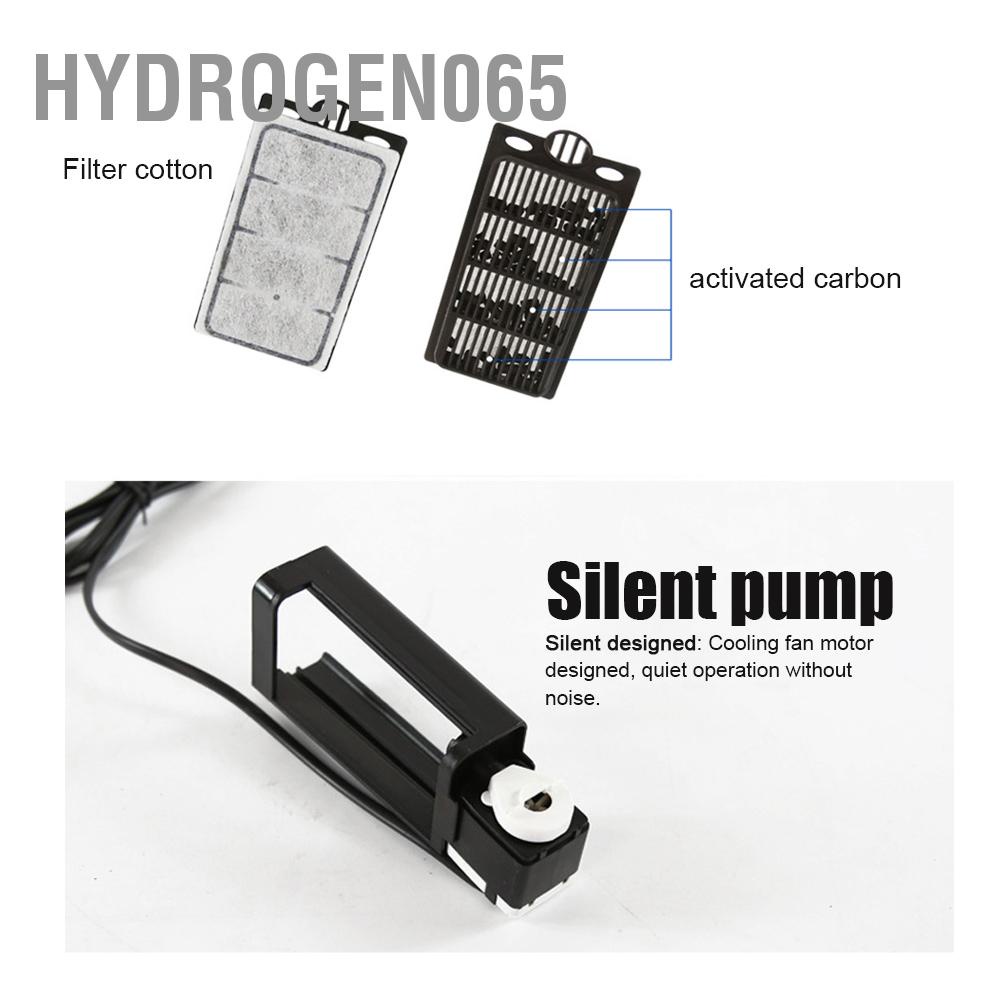 Thác nước mini 3W xây dựng trong máy bơm lọc bể cá rùa mức nước thấp làm sạch không tiếng EU 100‑240v