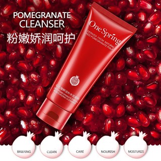 [Có sẵn] Sữa rửa mặt dưỡng da chiết xuất lựu đỏ One Spring Pomegranate Cleanser