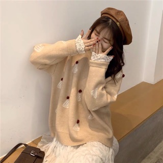 [ORDER] Áo len hình cây thông Ulzzang