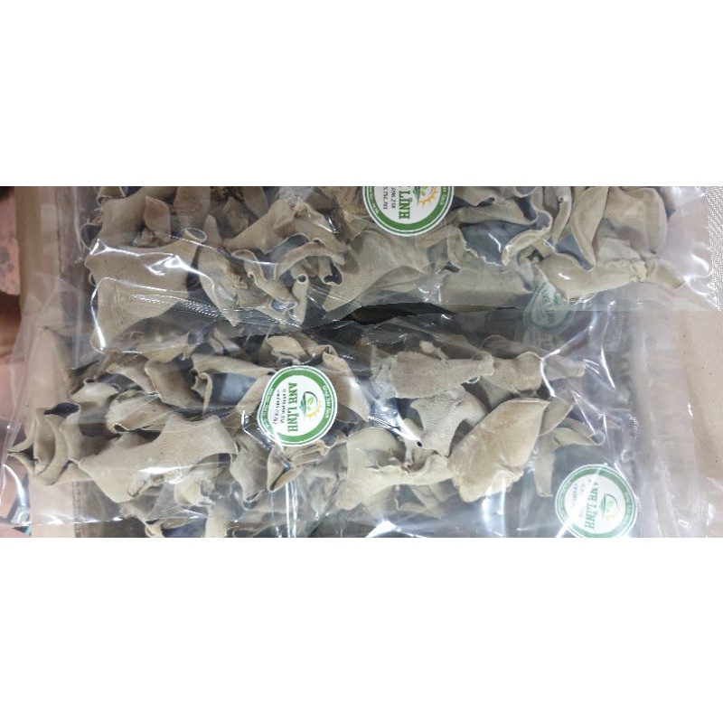 100gr Mộc nhĩ khô Anh Lĩnh loại 1  đã cắt chân dày, sạch hút chân không