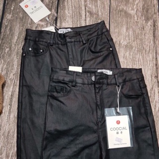 Quần da nì ko bóng 