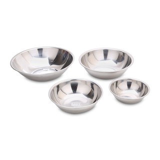 Combo 4 thau inox Rainy 18-24-28-32cm (Bạc)
