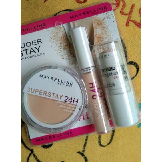 (Hàng Mới Về) Son Môi Maybelline Superstay 24h 3 Trong 1