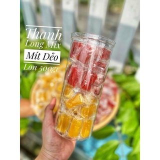Mứt Dẻo Thanh Long Mix Mứt Dẻo Mít (500g)