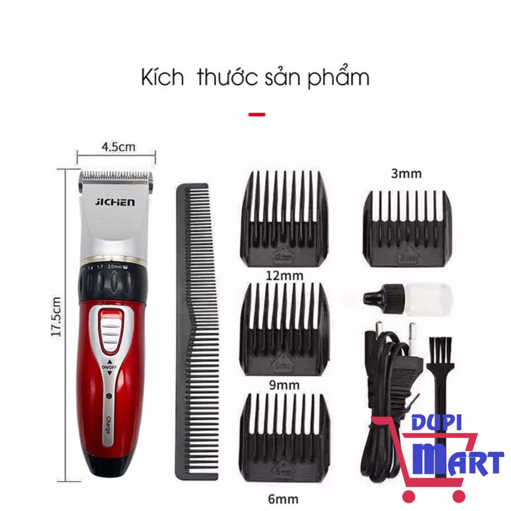 [SIÊU BỀN] Tông Đơ Cắt Tóc JLCHIEN 0817 Tích Điện Sạc Pin Đầy Đủ Phụ Kiện - Tăng Đơ Cắt Tóc Dành Cho Trẻ Em Và Gia Đình