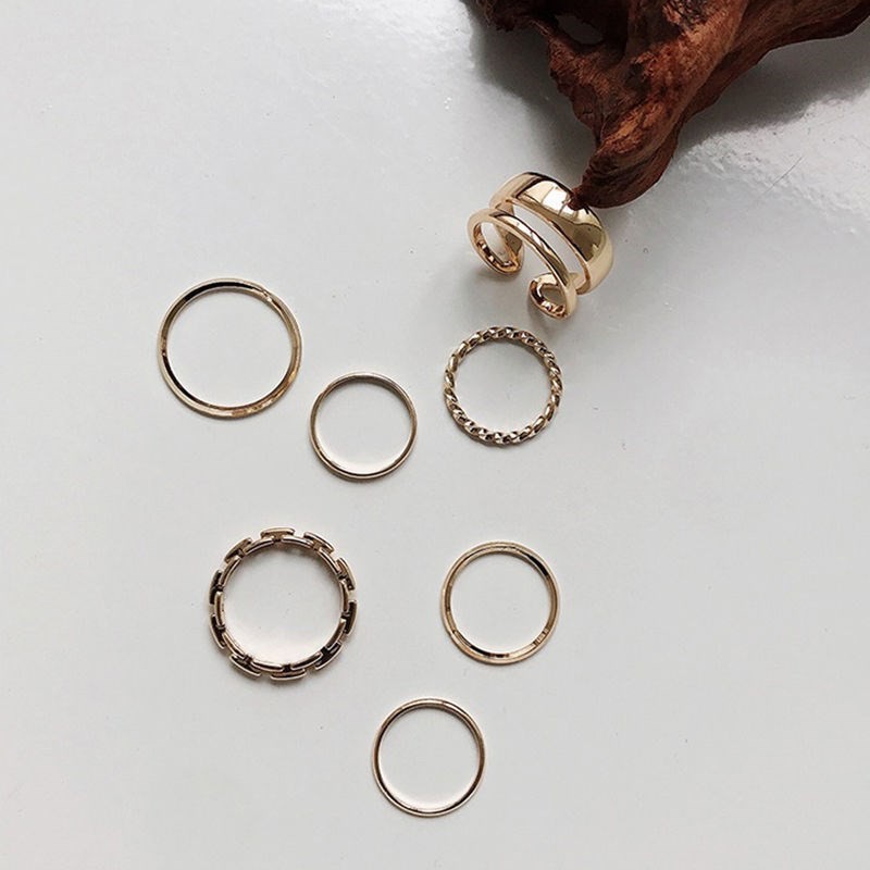 ❇✣❐ Bộ 7 chiếc nhẫn thời trang cổ điển cho nữ