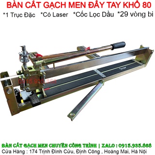 Bàn cắt gạch men khổ 80 etop , 29 vòng bi, có laser, cốc lọc dầu, bảo tín official store