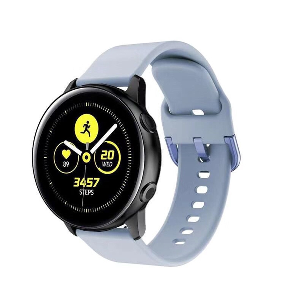 Dây đồng hồ bằng silicon có thể thay thế cho Huami Amazfit Bip Samsung Galaxy Watch Active 2 42mm