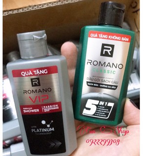 [  Dầu gội sạch gàu dưỡng da đầu Romano 5 in1 mini size 60gr