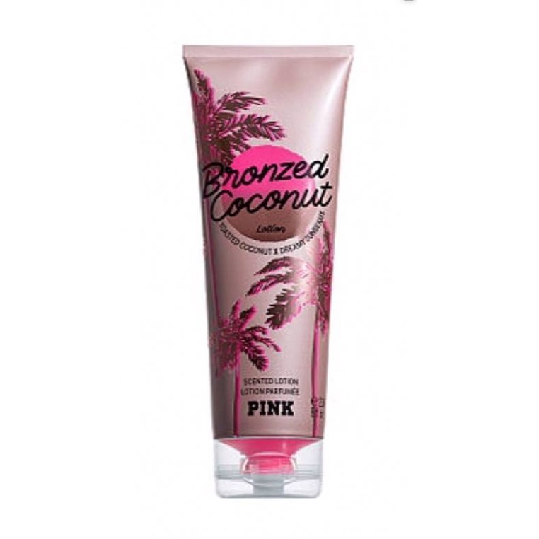 Kem dưỡng ẩm cơ thể Victoria's Secret PINK Fragrance Body Lotion Bronzed Coconut 236ml (Mỹ)