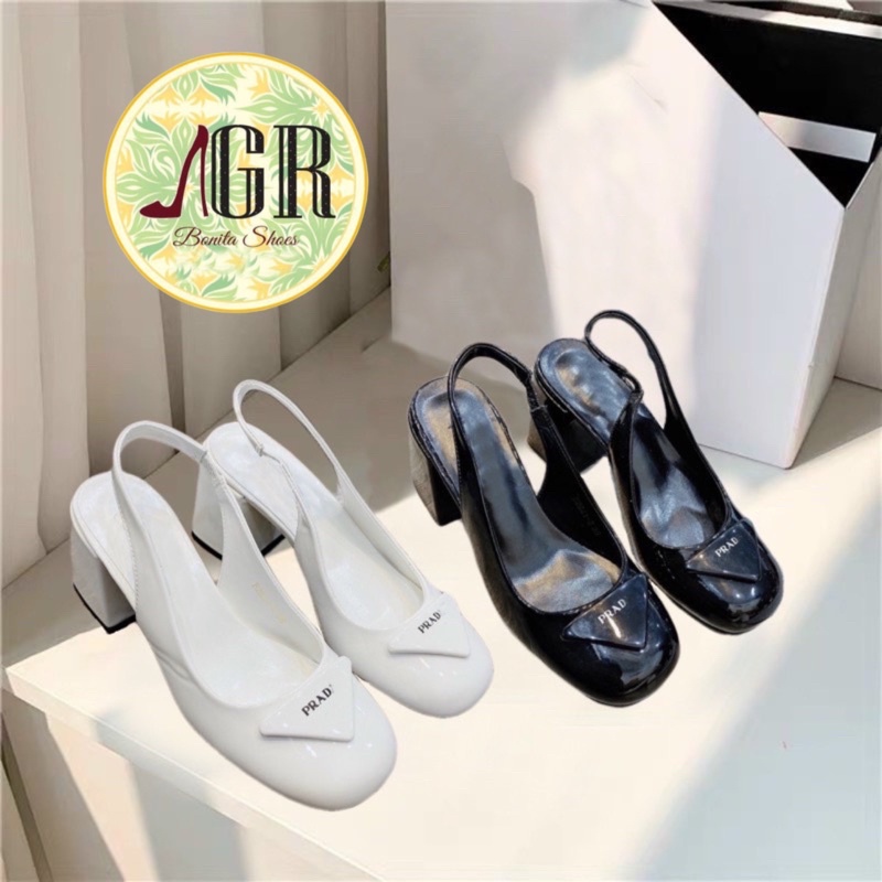 Sandal bít mũi hơ hậu gót vuông 6p (hàng đẹp)
