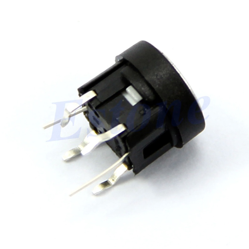 Công tắc bấm điều khiển đèn LED xanh lá cho vỏ máy tính