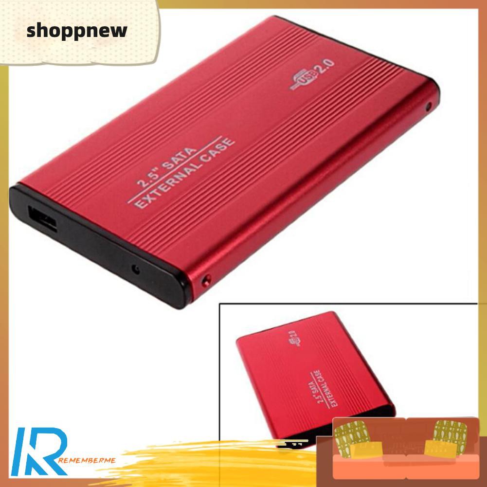 Hộp Đựng Ổ Cứng Ngoài 2.5 Inch Usb 2.0 Sata Bằng Hợp Kim Nhôm Ốp | BigBuy360 - bigbuy360.vn