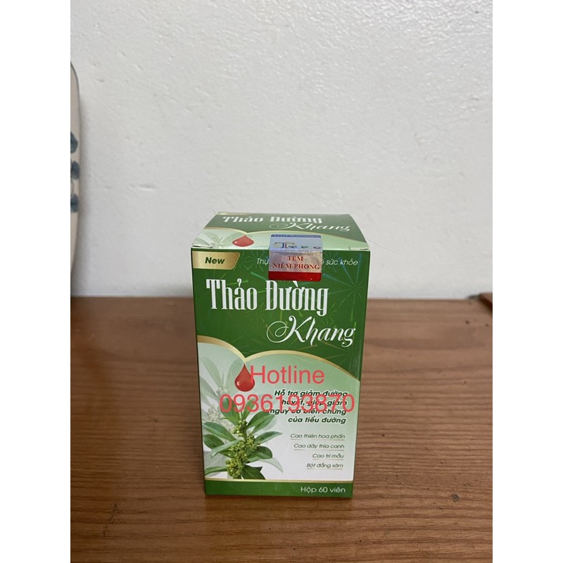 THẢO ĐƯỜNG KHANG - Hộp 60 viên Giúp Ổn định đường huyết