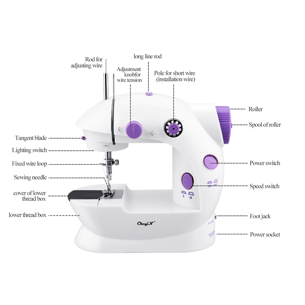 CKEYIN Máy May Mini Cầm Tay JD175