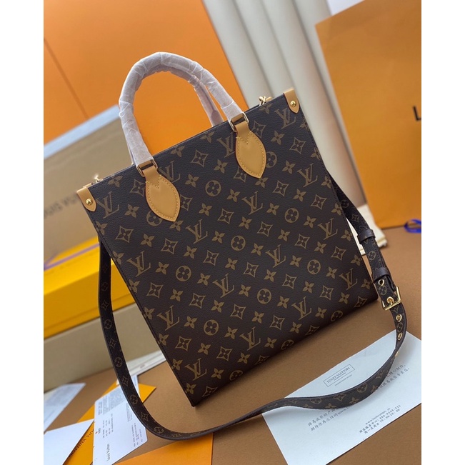 Túi đeo chéo nữ da thật cao cấp Louis Vuitton LV Tote hàng vip 1-1