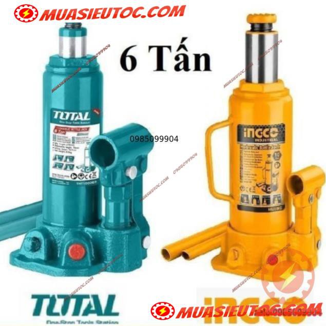 Con đội thủy lực kích đội 6 tấn TOTAL THT109062 INGCO HBJ602 | 1 2 3 4 5 6 7 8 9 10 12 tấn