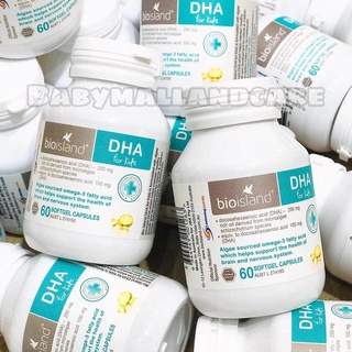 Viên dầu cá DHA Bioisland bé 7m+