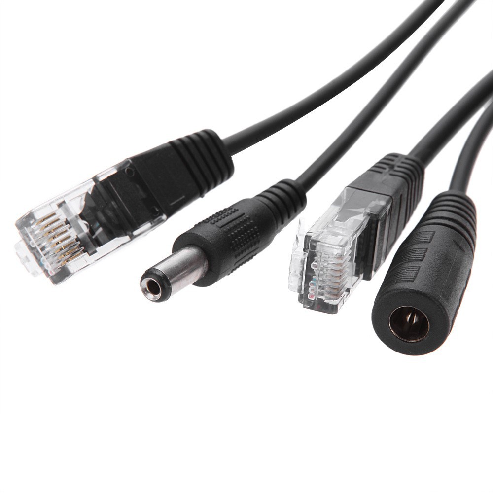 1 Cặp Dây Cáp Nối RJ45 12V Cho Camera An Ninh CCTV