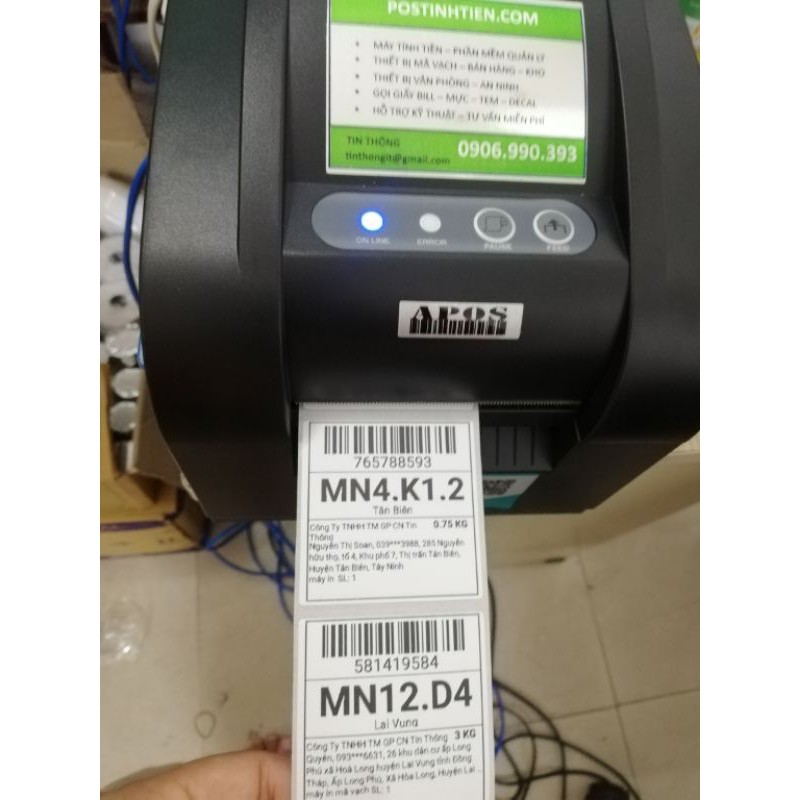 (CÓ VIDEO) Máy in Xprinter XP 350BM LAN in đơn hàng GHTK bằng điện thoại in tem nhãn Minicode và phiếu giao hàng TMĐ