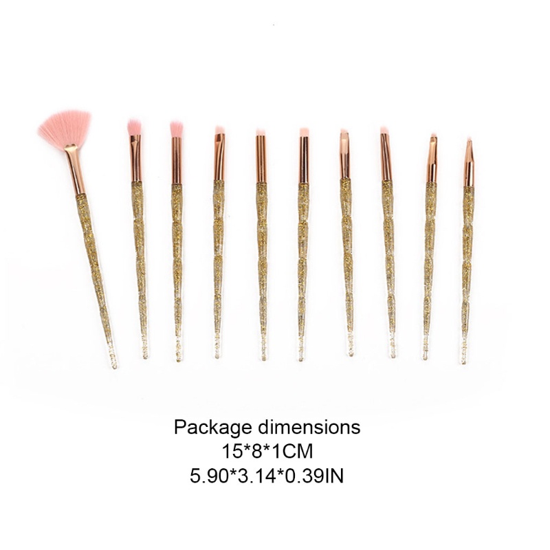 Bộ 10 Cọ Trang Điểm YOUYO Chất Lượng Cao