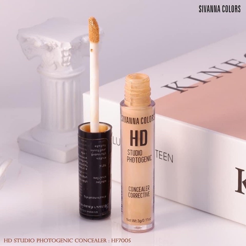 Kem che khuyết điểm tạo khối dạng lỏng Sivanna HD Studio Photogenic Concealer