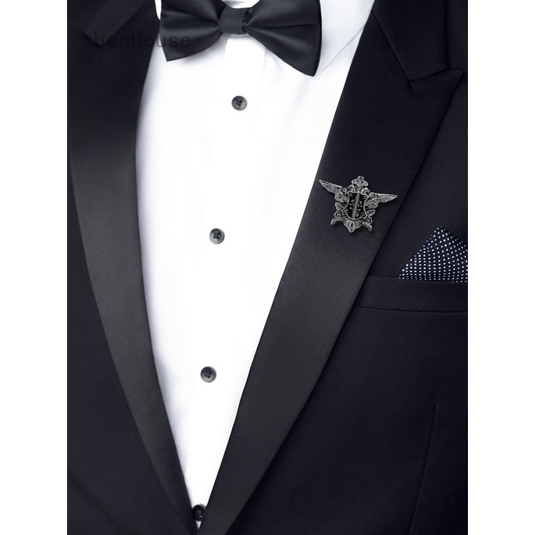 Ghim Cài Áo Bằng Hợp Kim Kẽm Hình Hắc Quản Gia Sebastian Màu Đen