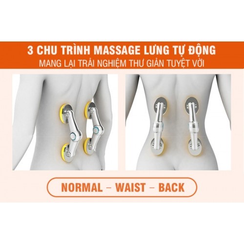 Ghế massage toàn thân cao cấp Nhật Bản Nikio NK-181 - Màu đỏ