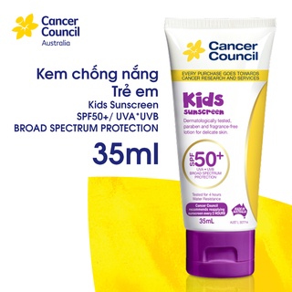(Exp 10.24) Kem chống nắng trẻ em Cancer Council Kids SPF 50+/PA ++++ 35ml