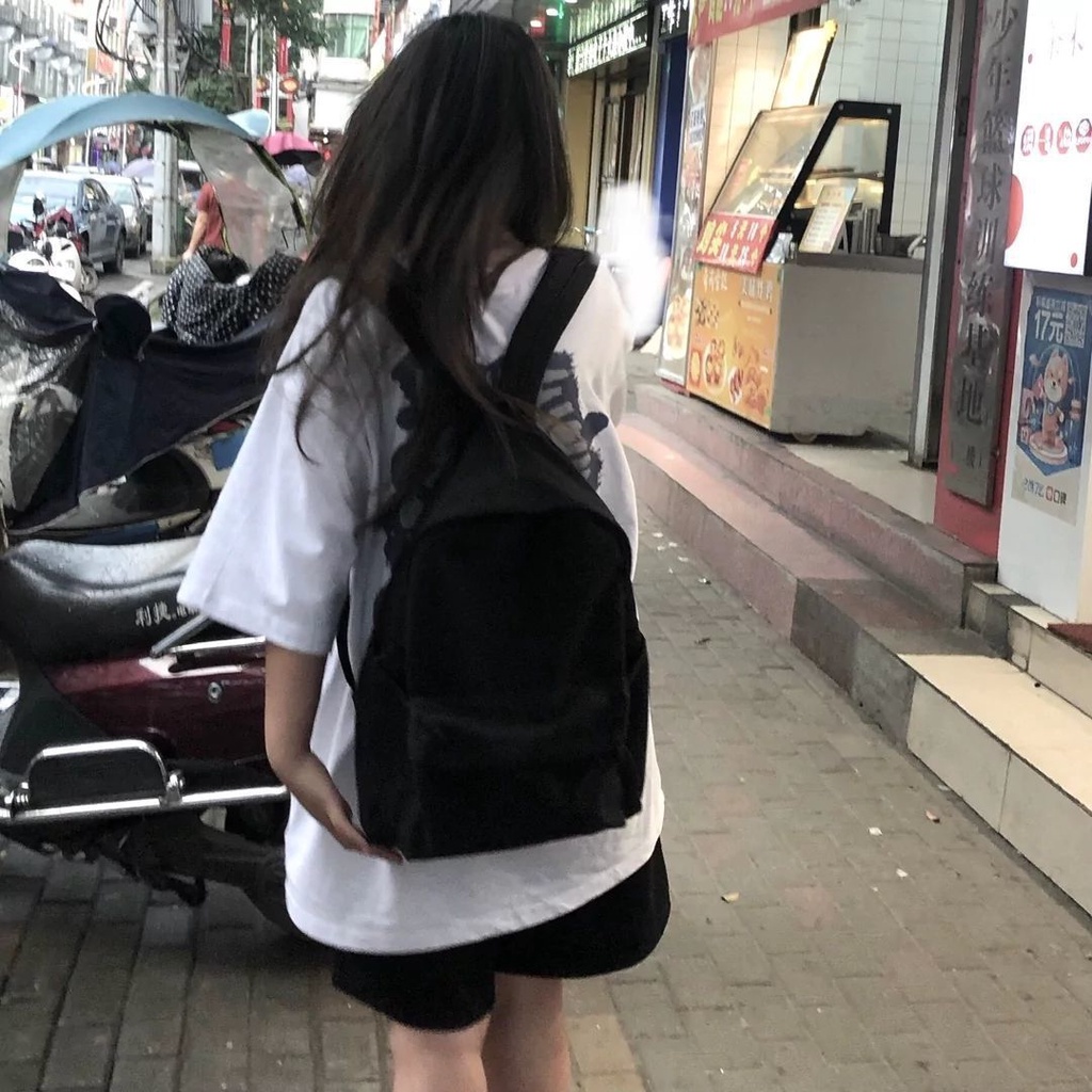 Áo Thun Tay Ngắn Dáng Rộng Chất Liệu Cotton In Họa Tiết Thời Trang Mùa Hè Hàn Quốc