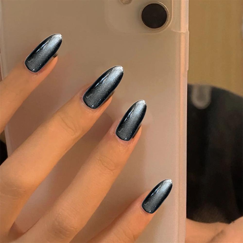 MIHAN1 Bộ 24 Móng Tay Giả Che Phủ Toàn Diện Cho Nữ Và Nữ