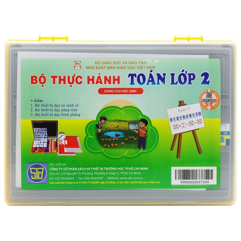 Bộ Thực Hành Toán + Bộ Thiết Bị Dạy Hình Khối Lớp 2