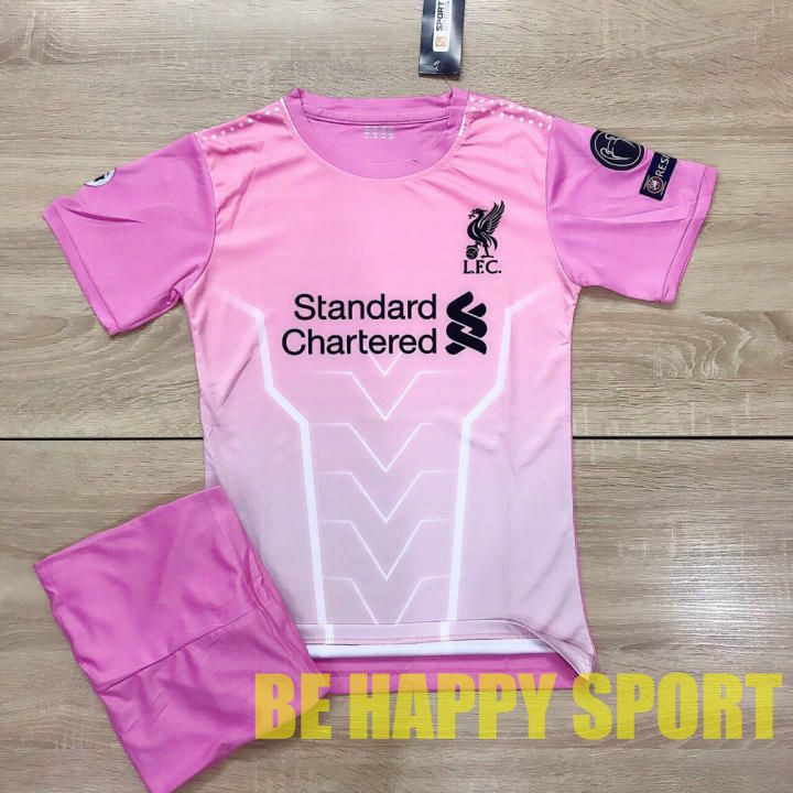 Quần Áo Trẻ Em Mùa Hè Liverpool Màu Hồng Cá Tính Trẻ Trung - Quần Áo Thể Thao Nam PP Bởi Be Happy Sport