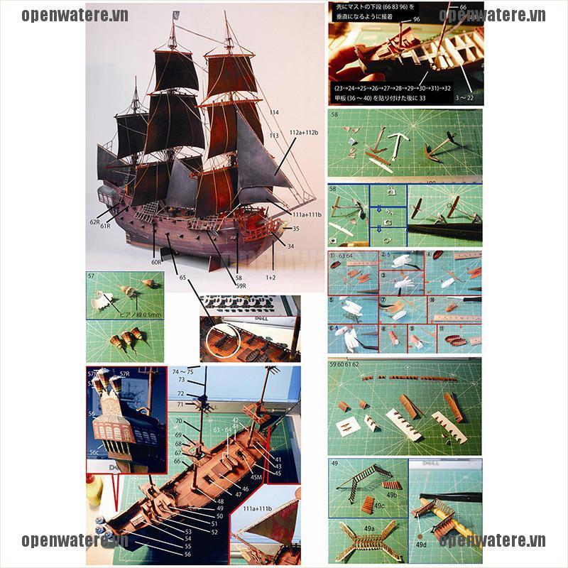 Mô Hình Tàu Cướp Biển Vùng Caribbean